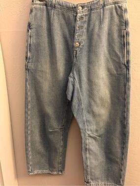 Free People Osaka Barrel leg jeans